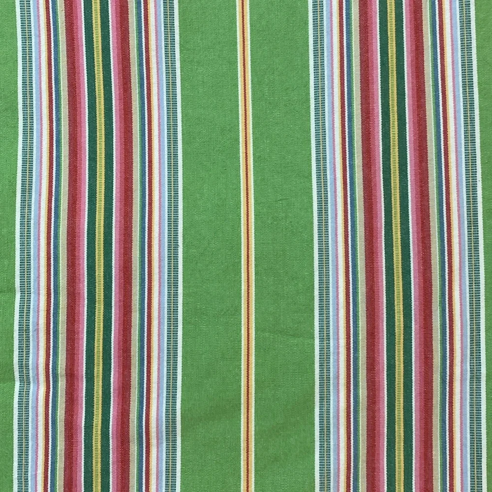 Pottery Barn Newport Green Striped Duvet Queen Two Standard Pillow Shams Set
